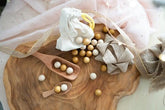 Qtoys 2 Tone Wooden Balls (Set of 50) 571 | The Nest Attachment Parenting Hub